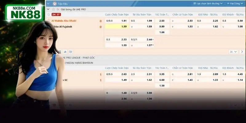 Dạng cá cược nên trải nghiệm tại thể thao NK88