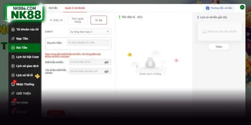 Điền các thông tin đổi thưởng chính xác